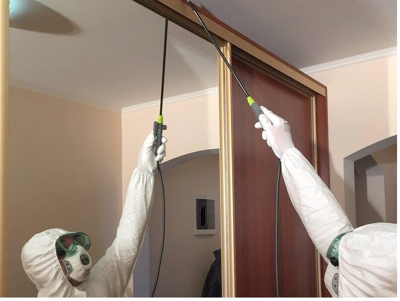 ФОТО Обработка от моли в селе Московской области Черкизово