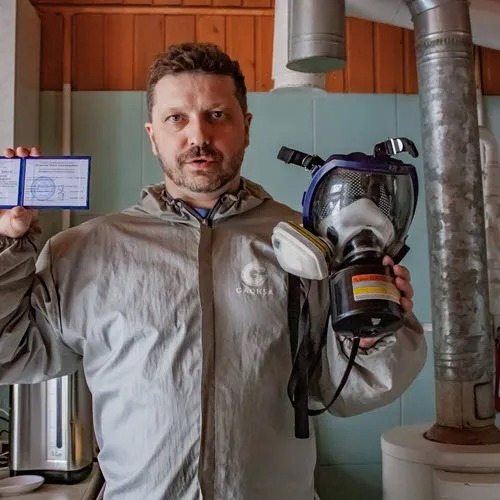 ФОТО Удаление плесени в селе Московской области Черкизово